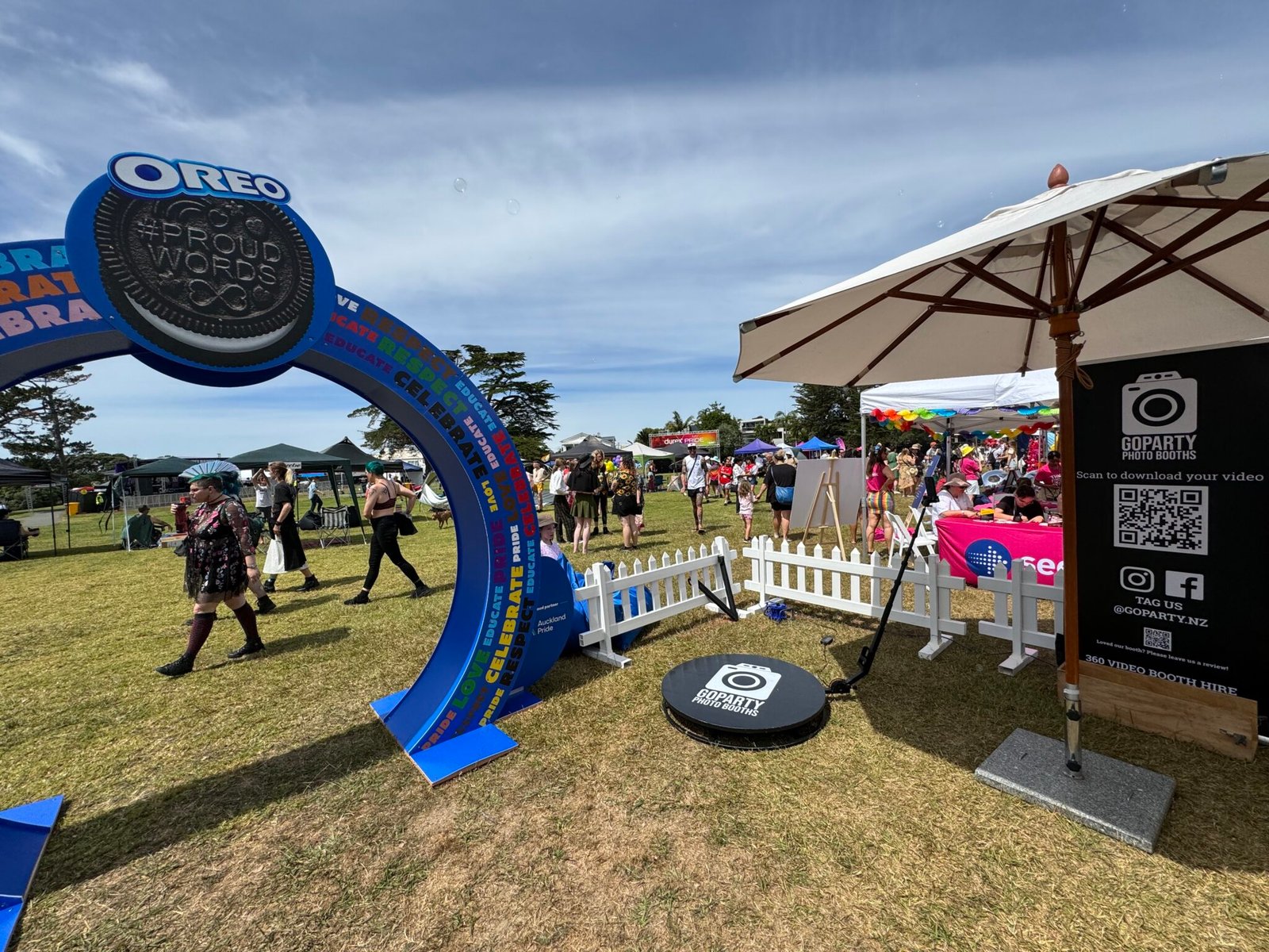 Auckland Photobooth Hire - 360 Photobooth for events - GoParty PhotoBooths